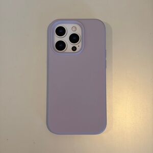 AOTESIER Purple Silicone iPhone 14 Pro Case